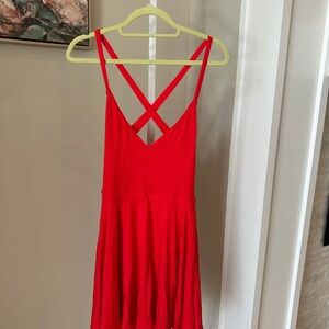 Lovers + Friends Vibrant Red Dress